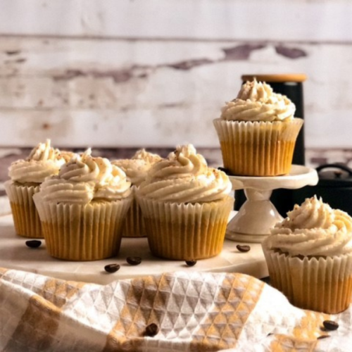 The sunshine kitchen coffe and cream cupcakes