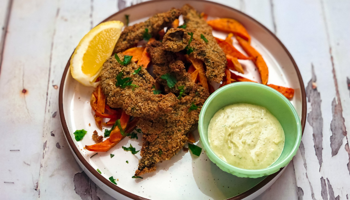 Battered Air Fryer Mushrooms