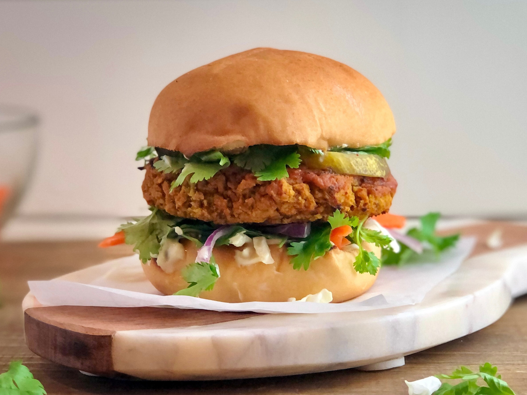 Veggie Rendang Burgers