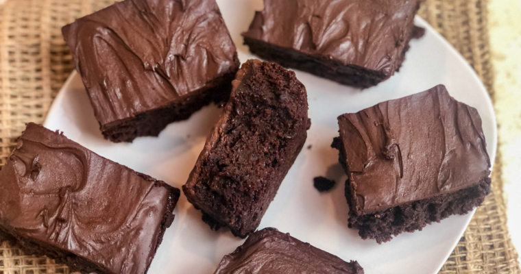 Far Out Brownies with Chocolate Ganache