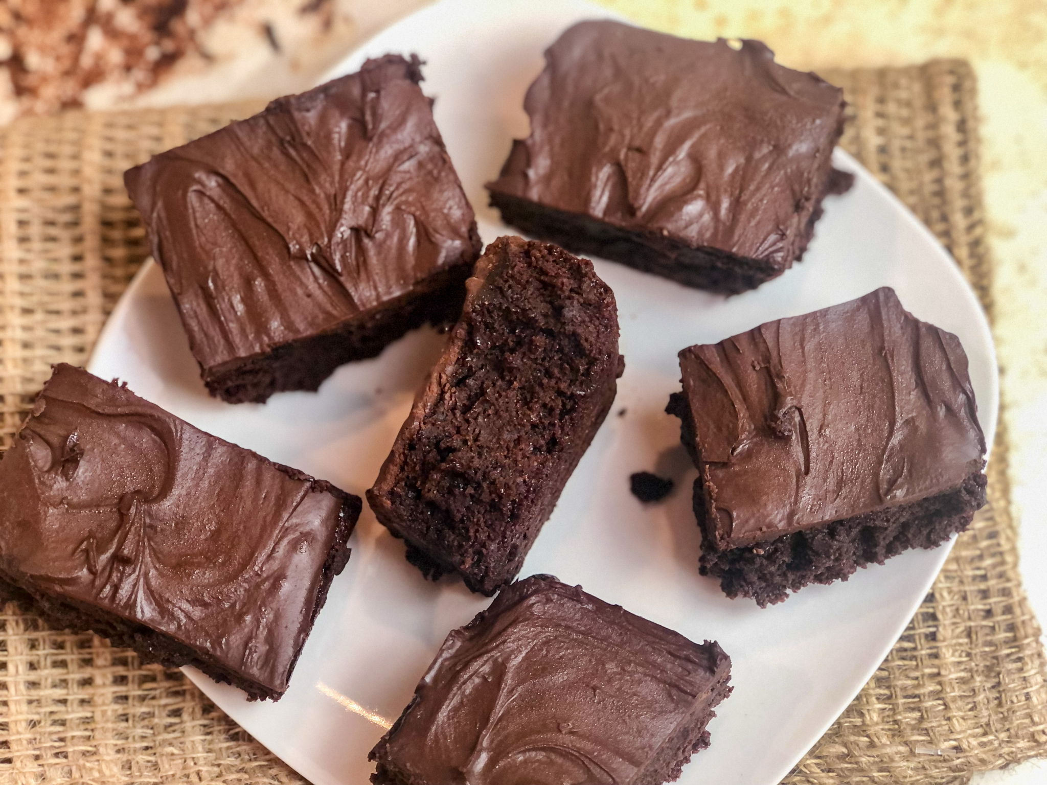 Far Out Brownies with Chocolate Ganache