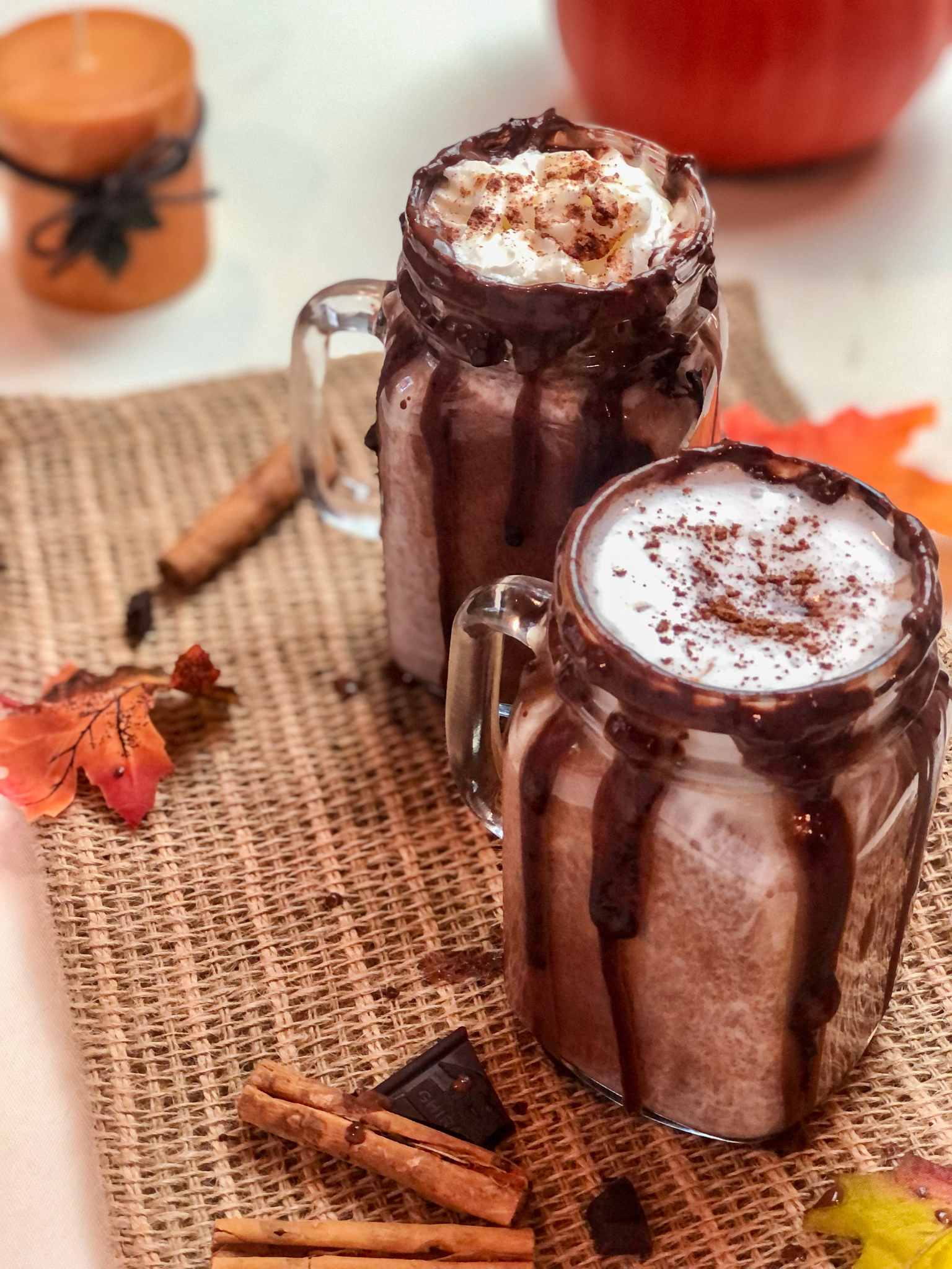 Pumpkin Spice Hot Chocolate