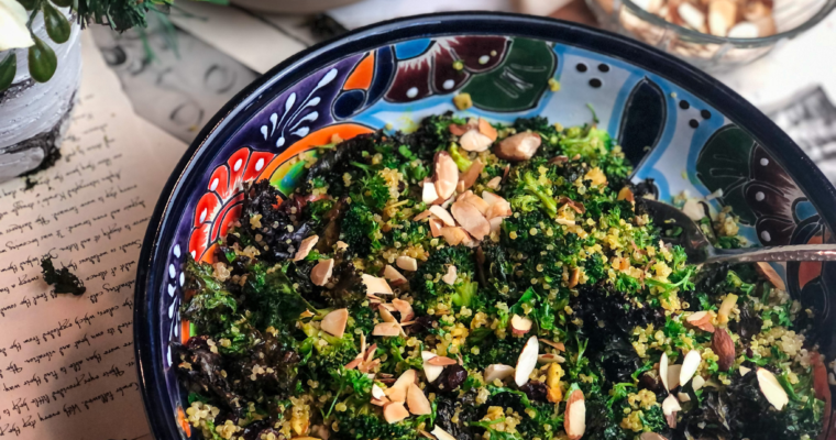 Moroccan-Inspired Roasted Broccoli Salad