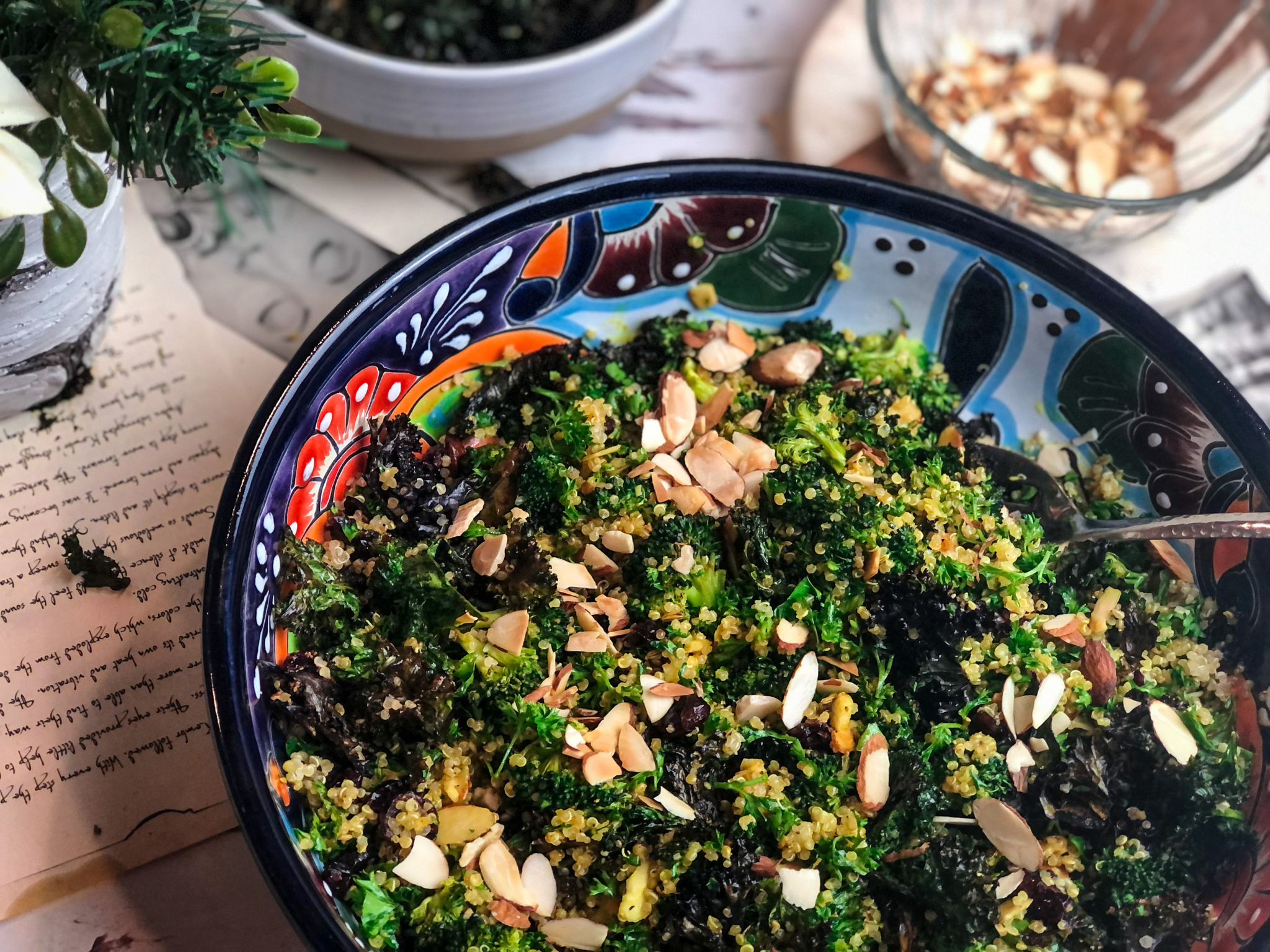 Moroccan-Inspired Roasted Broccoli Salad